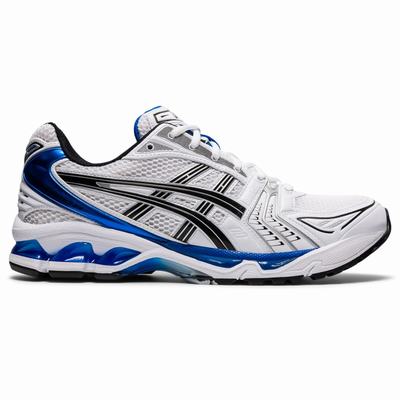 Asics Gel-Kayano 14 - Miesten Tennarit - Valkoinen/Sininen